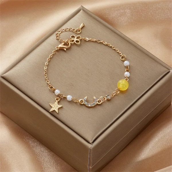 Moon Pearl Bracelet Moon Pearl Bracelet