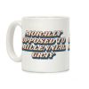 Morally Opposed To Millennial Gray Coffee Mug Morally Opposed To Millennial Gray Coffee Mug