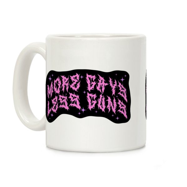 More Gays Less Guns Coffee Mug More Gays Less Guns Coffee Mug