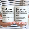 Morning Intolerant Funny - Personalized Mug Morning Intolerant Funny - Personalized Mug