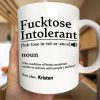 Morning Intolerant Funny - Personalized Mug Morning Intolerant Funny - Personalized Mug