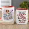 Most Moms Ride On The Crazy Train Personalize Mom White Mug, Accent, Wine Tumbler Gift For Mom Most Moms Ride On The Crazy Train Personalize Mom White Mug, Accent, Wine Tumbler Gift For Mom