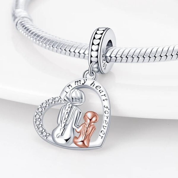Mother And Daughter Charm Beads Fit Pandach Bracelet Mother And Daughter Charm Beads Fit Pandach Bracelet