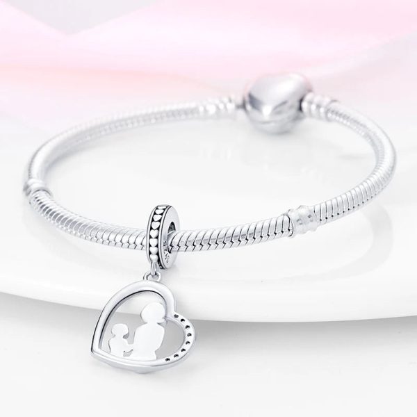 Mother And Daughter Charm Beads Fit Pandach Bracelet Mother And Daughter Charm Beads Fit Pandach Bracelet
