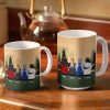 Mother And Daughter Forever Linked - Gift For Mother And Daughter - Personalized Custom White Edge-to-Edge Mug Mother And Daughter Forever Linked - Gift For Mother And Daughter - Personalized Custom White Edge-to-Edge Mug
