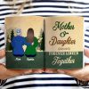 Mother And Daughter Forever Linked - Gift For Mother And Daughter - Personalized Custom White Edge-to-Edge Mug Mother And Daughter Forever Linked - Gift For Mother And Daughter - Personalized Custom White Edge-to-Edge Mug