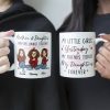 Mother And Daughter Forever Linked Together - Personalized Mug Mother And Daughter Forever Linked Together - Personalized Mug
