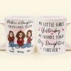 Mother And Daughter Forever Linked Together - Personalized Mug Mother And Daughter Forever Linked Together - Personalized Mug
