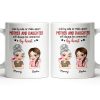 Mother And Daughter Will Always Be Connected By Heart - Personalized Custom Coffee Mug - MOM142_MG Mother And Daughter Will Always Be Connected By Heart - Personalized Custom Coffee Mug - MOM142_MG
