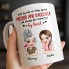 Mother And Daughter Will Always Be Connected By Heart - Personalized Custom Coffee Mug - MOM142_MG Mother And Daughter Will Always Be Connected By Heart - Personalized Custom Coffee Mug - MOM142_MG
