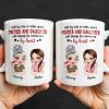 Mother And Daughter Will Always Be Connected By Heart - Personalized Custom Coffee Mug - MOM142_MG Mother And Daughter Will Always Be Connected By Heart - Personalized Custom Coffee Mug - MOM142_MG