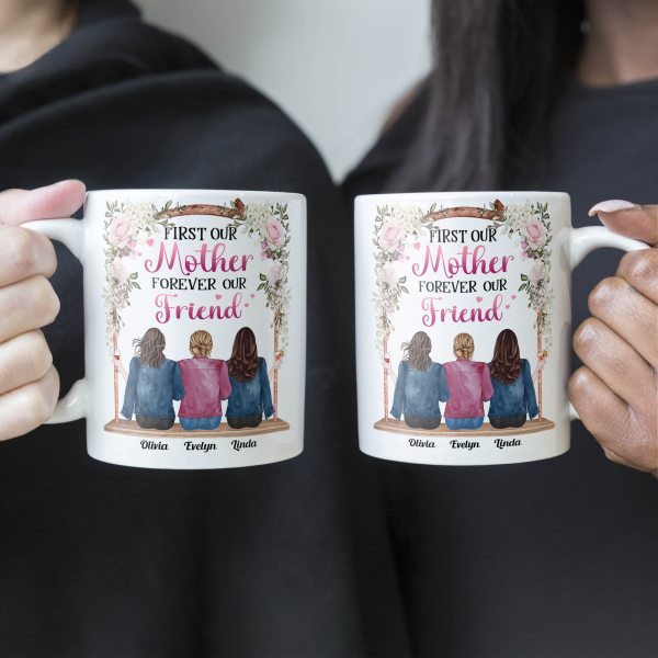 Mother And Daughters Forever - Personalized Mug Mother And Daughters Forever - Personalized Mug