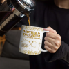 Mother & Daughter Forever Linked Together - Personalized White Edge-to-Edge Mug