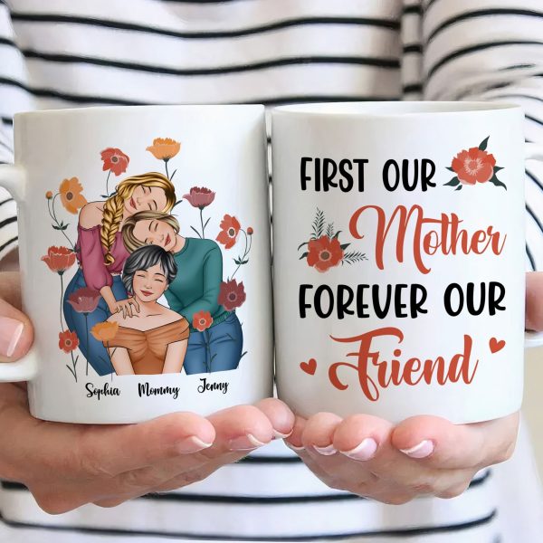 Mother & Daughters A Bond That Can't Be Broken - Personalized Mug Mother & Daughters A Bond That Can't Be Broken - Personalized Mug