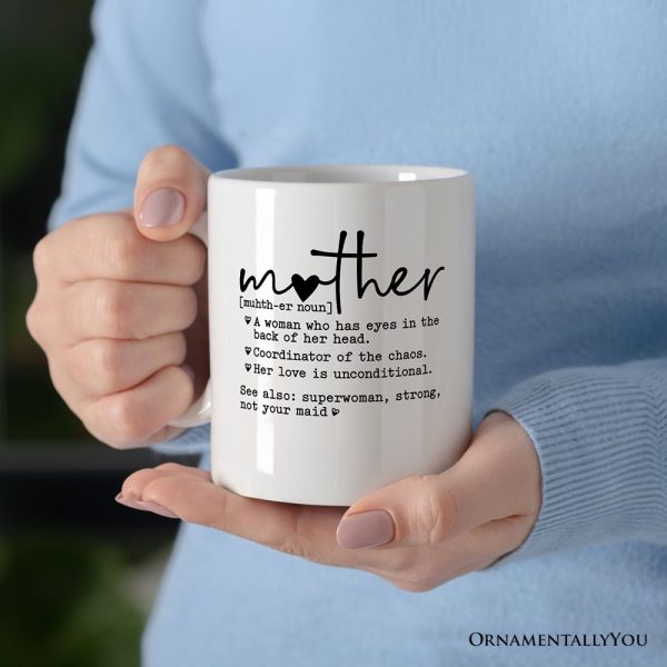 Mother Definition Personalized Mug, Inspirational Mother Gift With Custom Name Mother Definition Personalized Mug, Inspirational Mother Gift With Custom Name