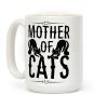 Mother Of Cats Coffee Mug Mother Of Cats Coffee Mug