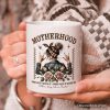 Motherhood Mama Rock Personalized Mug, Retro Gift for Strong Moms With Custom Name Motherhood Mama Rock Personalized Mug, Retro Gift for Strong Moms With Custom Name