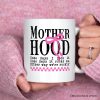 Motherhood Personalized Mug, Mom Gift With Custom Name Motherhood Personalized Mug, Mom Gift With Custom Name