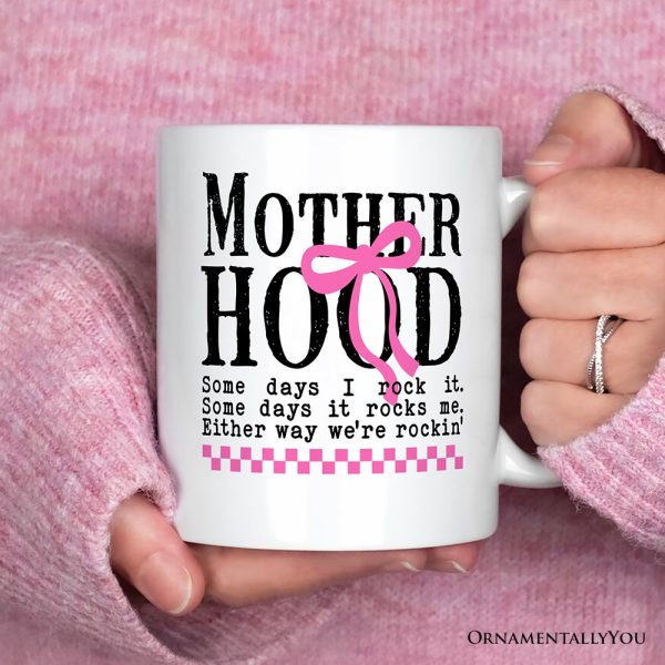 Motherhood Personalized Mug, Mom Gift With Custom Name Motherhood Personalized Mug, Mom Gift With Custom Name