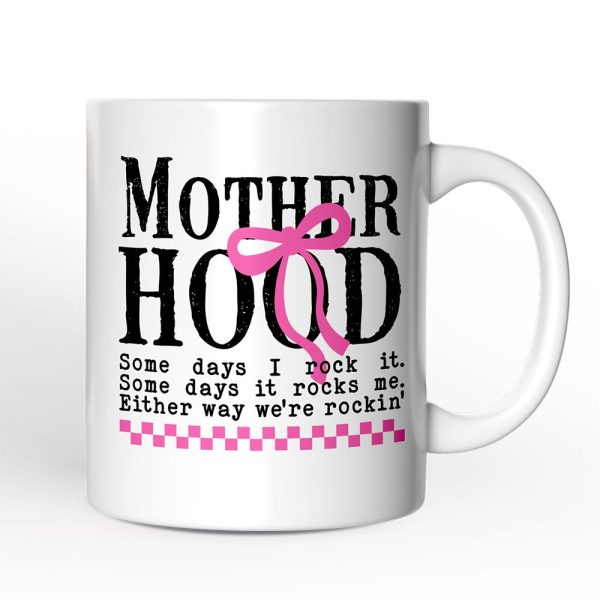 Motherhood Personalized Mug, Mom Gift With Custom Name Motherhood Personalized Mug, Mom Gift With Custom Name