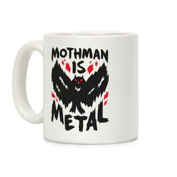 Mothman Is Metal Coffee Mug Mothman Is Metal Coffee Mug