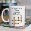 Mug - We Wouldn't Be the Team We Are Without You, Personalized Letter-Tile Design, Unique Gift for Coworker or Boss Mug - We Wouldn't Be the Team We Are Without You, Personalized Letter-Tile Design, Unique Gift for Coworker or Boss