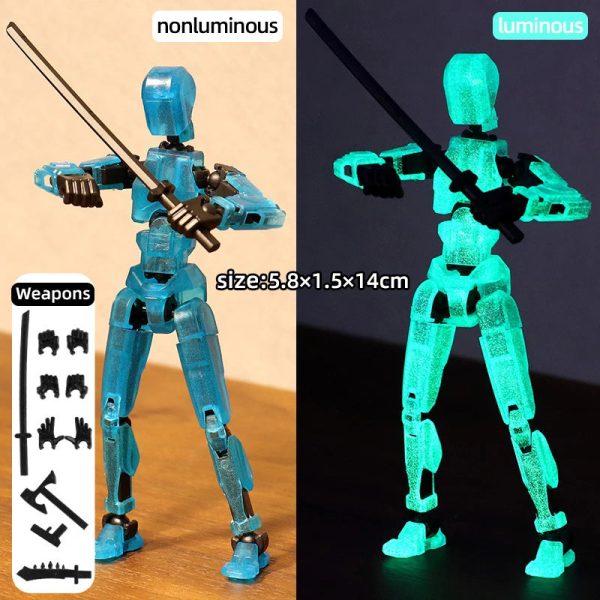 Multi-Jointed Movable Shapeshift Robot 3D Printed Mannequin Dummy 13 Action Figures Multi-Jointed Movable Shapeshift Robot 3D Printed Mannequin Dummy 13 Action Figures