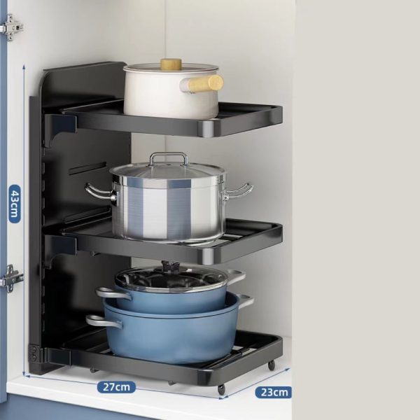 Multi-Layer Under Sink Kitchen Pot Rack Multi-Layer Under Sink Kitchen Pot Rack