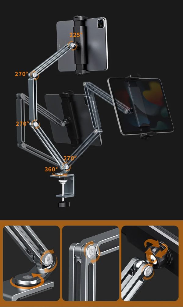 Multifunctional Alloy Desk Tablet Bracket Multifunctional Alloy Desk Tablet Bracket