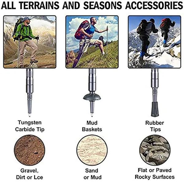 Multifunctional Aluminium Alloy Hiking Stick Multifunctional Aluminium Alloy Hiking Stick