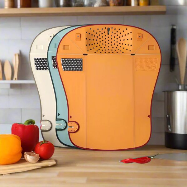 Multifunctional Foldable Cutting Board With Drain Multifunctional Foldable Cutting Board With Drain