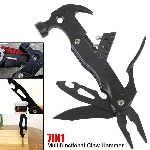 Multifunctional Pliers With Folding Nail Hammer Multifunctional Pliers With Folding Nail Hammer