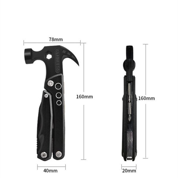 Multifunctional Pliers With Folding Nail Hammer Multifunctional Pliers With Folding Nail Hammer