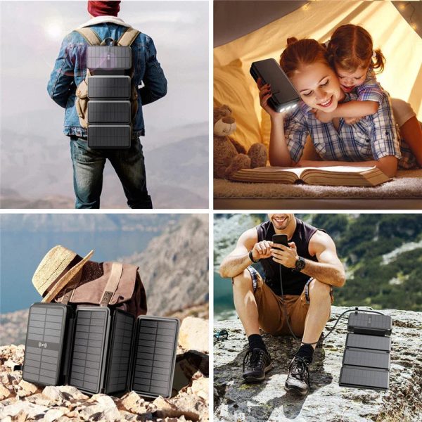 Multifunctional Solar Power Bank Quick Wireless Charger Multifunctional Solar Power Bank Quick Wireless Charger