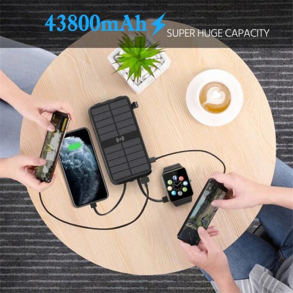Multifunctional Solar Power Bank Quick Wireless Charger Multifunctional Solar Power Bank Quick Wireless Charger