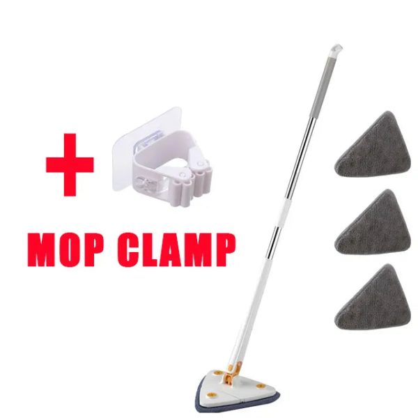 Multifunctional Triangle Self-Draining Lazy Mop
