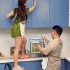 Multifunctional Triangle Self-Draining Lazy Mop