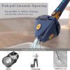 Multifunctional Triangle Self-Draining Lazy Mop