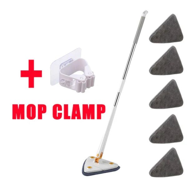 Multifunctional Triangle Self-Draining Lazy Mop