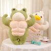 Muscle Frog & Duck Plush A Quirky Pair Muscle Frog & Duck Plush A Quirky Pair