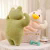 Muscle Frog & Duck Plush A Quirky Pair Muscle Frog & Duck Plush A Quirky Pair