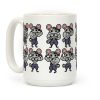 Muscle Mice Pattern Parody Coffee Mug Muscle Mice Pattern Parody Coffee Mug