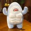 Muscle Shark Plush Toy - Soft Ocean Whale for Kids' Gifts & Fun!