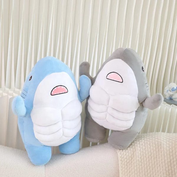 Muscle Shark Plush Toy 35cm Muscle Shark Plush Toy 35cm