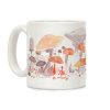 Mushroom Garden Pattern Coffee Mug Mushroom Garden Pattern Coffee Mug