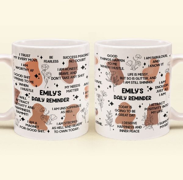 My Affirmations Mug - Self Gift, Gifts For Daughter, Friends - Personalized Mug My Affirmations Mug - Self Gift, Gifts For Daughter, Friends - Personalized Mug