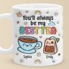 My Best Tea Forever - Bestie Personalized Custom 3D Inflated Effect Printed Mug - Gift For Best Friends, BFF, Sisters My Best Tea Forever - Bestie Personalized Custom 3D Inflated Effect Printed Mug - Gift For Best Friends, BFF, Sisters