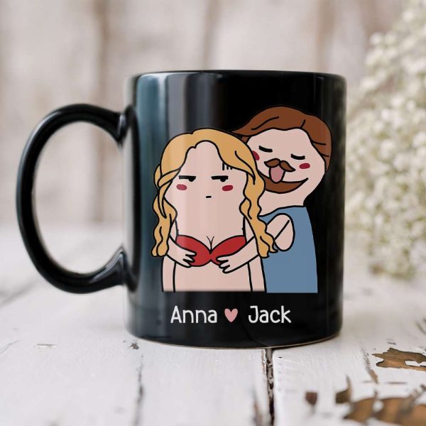 My Boobs Would Be So Lonely Black Mug - 05nttn200323tm My Boobs Would Be So Lonely Black Mug - 05nttn200323tm