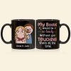 My Boobs Would Be So Lonely Black Mug - 05nttn200323tm My Boobs Would Be So Lonely Black Mug - 05nttn200323tm