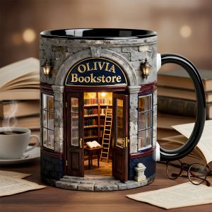 My Bookstore - Personalized Accent Mug - Gifts For Book Lovers HH01